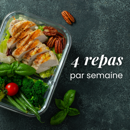 4 repas / semaine (durant 1 mois)