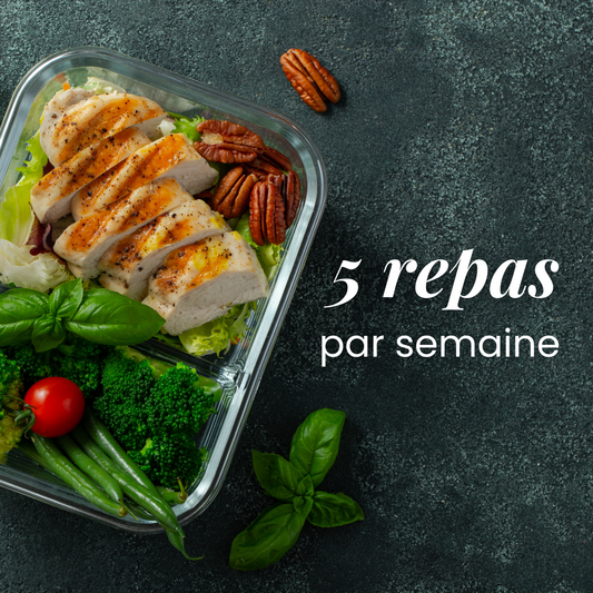 5 repas / semaine (durant 1 mois)